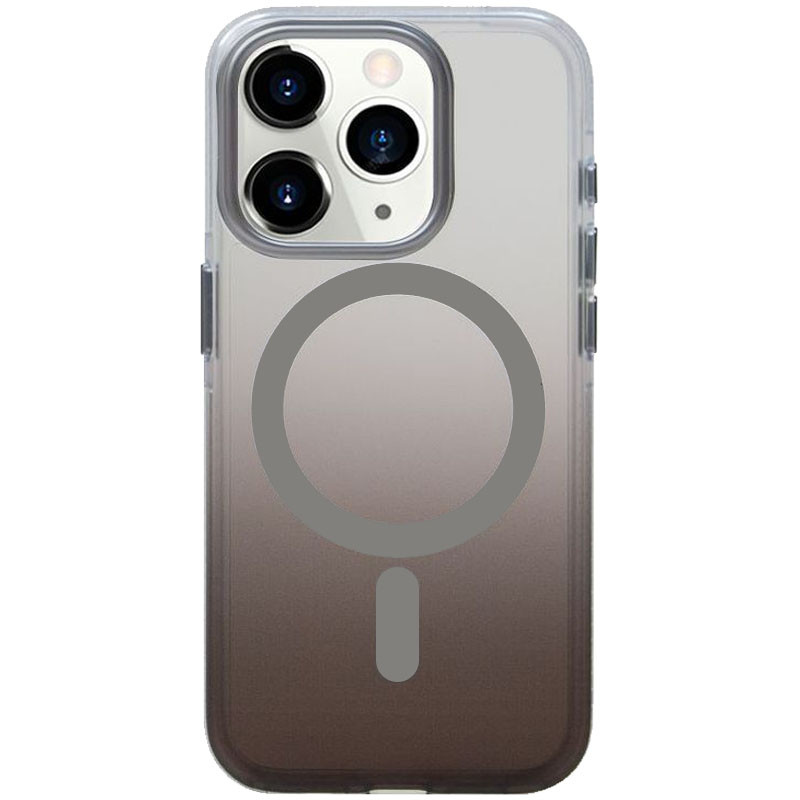 Чехол TPU+PC Shadow with Magnetic Safe для Apple iPhone 16 Pro (6.3") (Gray)