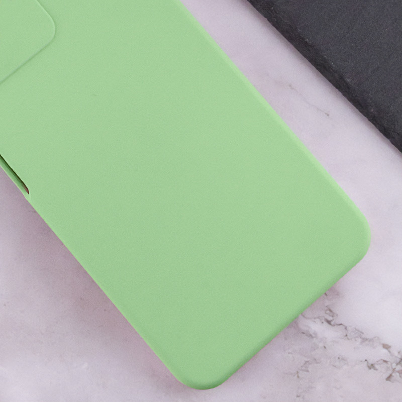 Фото Чехол Silicone Cover Lakshmi Full Camera (AAA) для Xiaomi Redmi 13 4G / Poco M6 4G (Мятный / Mint) на vchehle.ua