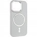 Шкіряний чохол SnapCase with Magnetic Safe на Apple iPhone 13 / 14 (6.1") (Grey)