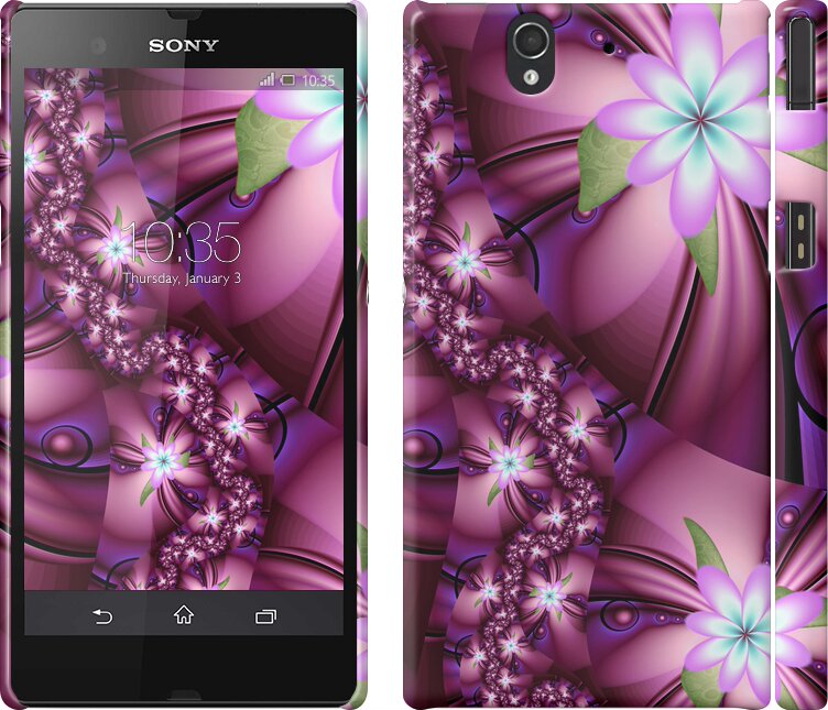 

Чохол Цветочная мозаика для Sony Xperia Z C6602 121040