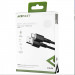 Купити Дата кабель Acefast C2-04 USB-A to USB-C zinc alloy silicone (1m) (Black) на vchehle.ua