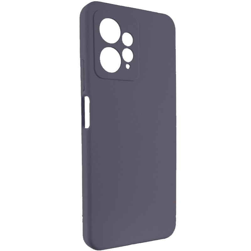 Фото Чохол Silicone Cover Lakshmi Full Camera (AAA) with Logo на Xiaomi Redmi Note 12 4G (Сірий / Dark Gray) на vchehle.ua