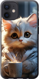 Чохол White cat на iPhone 12 Mini