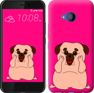 

Чехол Весёлый мопс для HTC U11 Life 928353