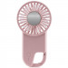 Портативний вентилятор SQT-BF2 з карабіном 1800mAh (Pink)