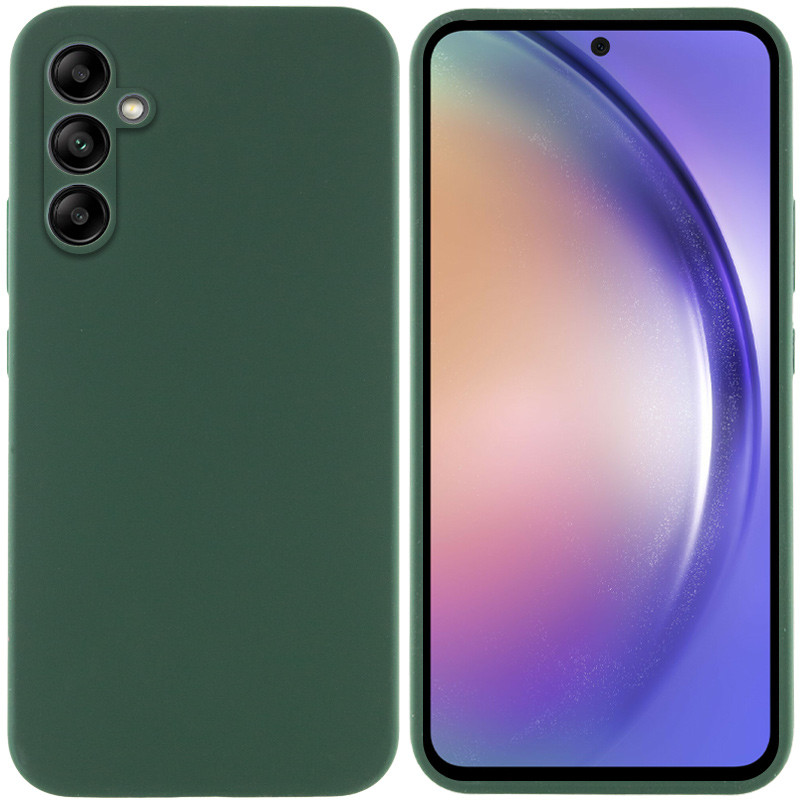 Купить Чехол Silicone Cover Lakshmi Full Camera (AAA) для Samsung Galaxy A54 5G (Зеленый / Cyprus Green) на vchehle.ua