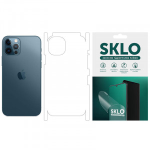 Защитная гидрогелевая пленка SKLO (тыл+грани) для Apple iPhone 14 Plus (6.7")