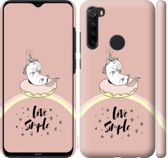 

Чохол Єдинорожки в пончике на Xiaomi Redmi Note 8T 875101