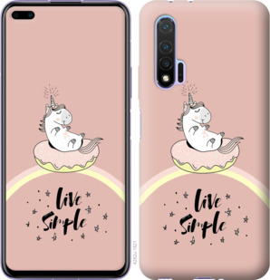 

Чохол Єдинорожки в пончике на Huawei Nova 6 878359