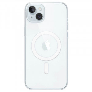 TPU чохол Clear Case with Magnetic safe на Apple iPhone 14 (6.1")