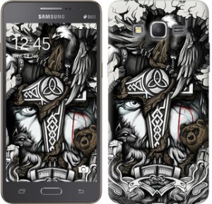 Чехол Тату Викинг для Samsung Galaxy Grand Prime G530H