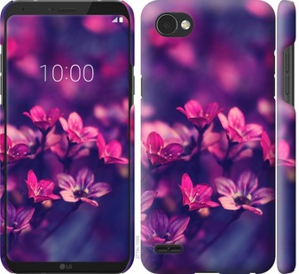 

Чохол Пурпурні квіти для LG Q6 668243