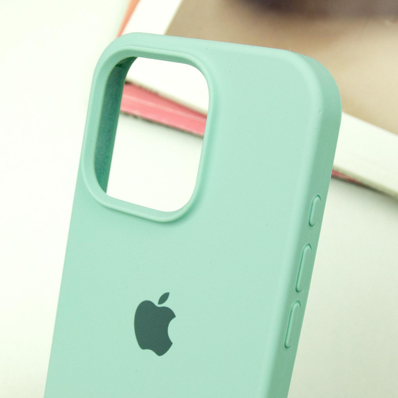 Чохол Silicone Case Full Protective (AA) на Apple iPhone 13 Pro Max (6.7") (Бірюзовий / Turquoise) в магазині vchehle.ua