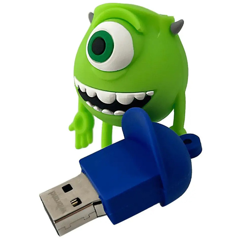 Фото Флеш накопичувач USB 2.0 Wibrand Mike Wazowski 16GB (Green) в маназині vchehle.ua