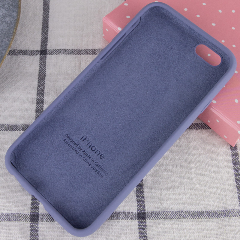 Фото Чохол Silicone Case Full Protective (AA) на Apple iPhone 6/6s (4.7") (Сірий / Lavender Gray) в маназині vchehle.ua