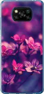 

Чехол Пурпурные цветы для Xiaomi Poco X3 Pro 1694803