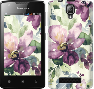 

Чехол Цветы акварелью для Lenovo A1000 296492