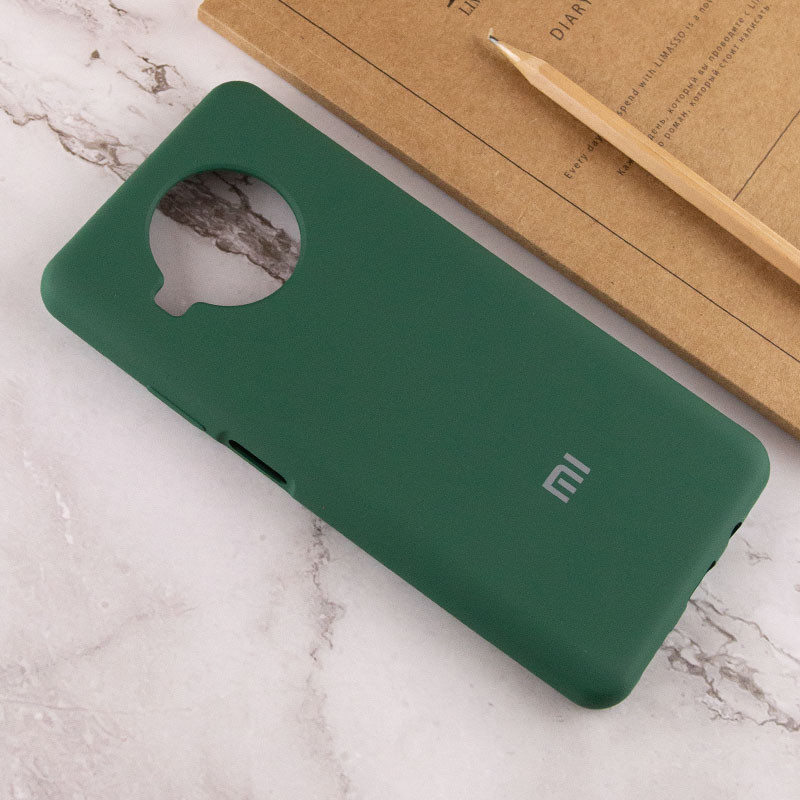 Купити Чохол Silicone Cover Full Protective (AA) на Xiaomi Mi 10T Lite / Redmi Note 9 Pro 5G (Зелений / Pine Needle) на vchehle.ua