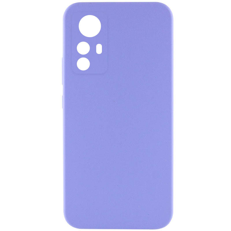 Чехол Silicone Cover Lakshmi Full Camera (AAA) для Xiaomi Redmi Note 12S (Сиреневый / Dasheen)