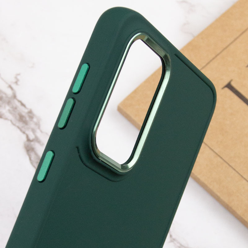 Купити TPU чохол Bonbon Metal Style на Samsung Galaxy A55 (Зелений / Army green) на vchehle.ua