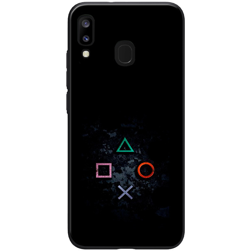 

TPU+PC чехол ForFun для Samsung Galaxy A20 A205F (PS / Черный) 748278