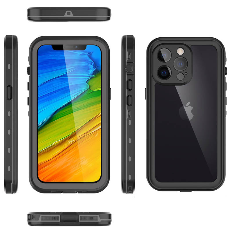 Фото Водонепроникний чохол Shellbox на Apple iPhone 13 Pro Max (6.7") (Чорний) на vchehle.ua