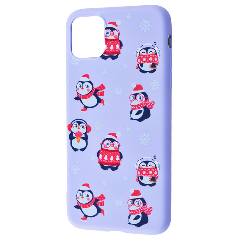 

TPU чохол WAVE Fancy на Apple iPhone 12 mini (5.4") (Penguins / Light purple) 1087736