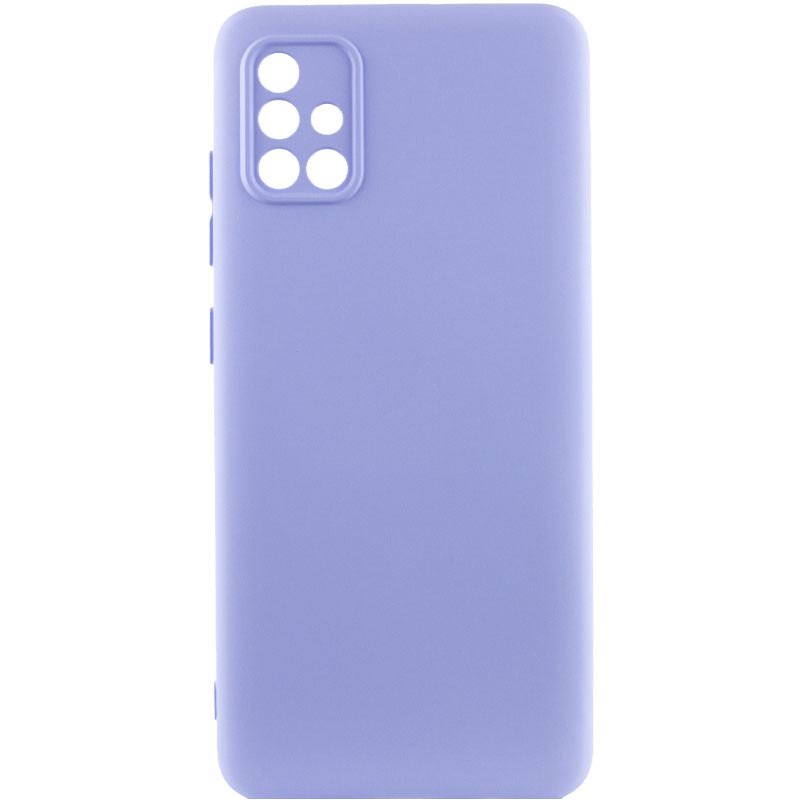 Чохол Silicone Cover Lakshmi Full Camera (A) на Samsung Galaxy A51 (Бузковий / Dasheen)