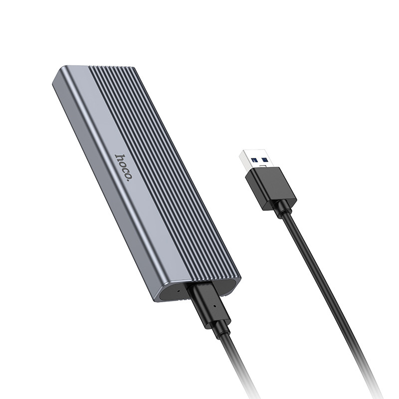 Внешний карман для M.2 SSD Hoco HB47 Enclosure (USB3.1/6Gbps)
