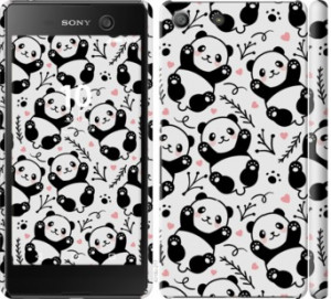 Чехол Панды для Sony Xperia M5 Dual