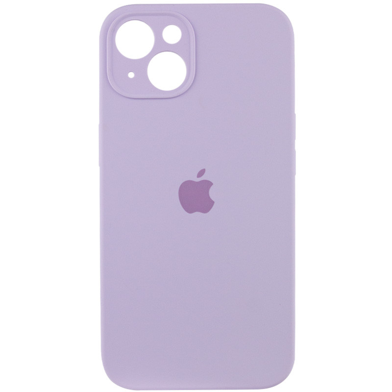 Чехол Silicone Case Full Camera Protective (AA) для Apple iPhone 13 (6.1") (Сиреневый / Lilac)