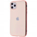 TPU чохол Matte LOGO на Apple iPhone 11 Pro Max (6.5") (Рожевий / Rose Gold)