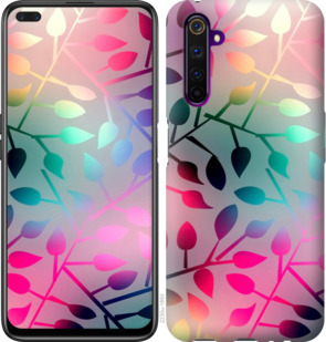 Чехол Листья для Realme 6 Pro