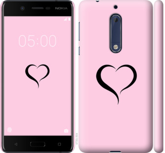 

Чехол Сердце 1 для Nokia 5 899737