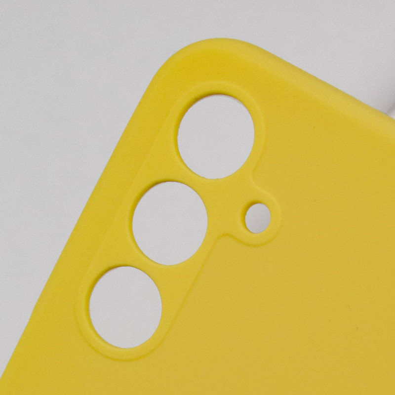 Заказать Чехол Silicone Cover Lakshmi Full Camera (AA) для Samsung Galaxy A14 4G/5G (Желтый / Flash) на vchehle.ua