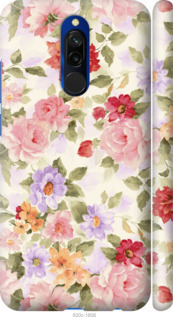 

Чехол Цветочные обои для Xiaomi Redmi 8 1029026