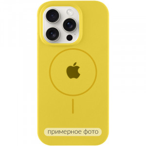 Чехол Silicone Case Full Protective (AA) with Magnetic Safe для Apple iPhone 14 (6.1")