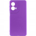 Чехол Silicone Cover Lakshmi Full Camera (AA) для Motorola Moto G85 (Фиолетовый / Purple)