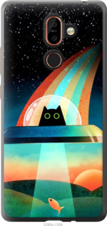 

Чохол Кот, нло, радуга, рыба для Nokia 7 Plus 1403458