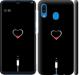 

Чехол Подзарядка сердца для Samsung Galaxy A30 721048