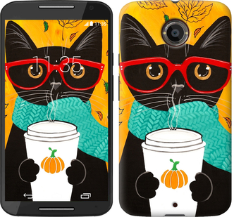 

Чохол Осінній кіт на Motorola Moto X2 639882