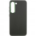 Кожаный чехол Bonbon Leather Metal Style для Samsung Galaxy S23 (Зеленый / Army green)