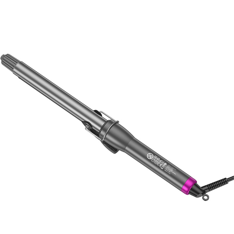 Купить Плойка для волос Hoco HP43 Electric manual curling iron with digital display (Gray) на vchehle.ua