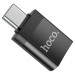 Переходник Hoco UA17 Type-C Male to USB Female USB3.0  (Черный) в магазине vchehle.ua