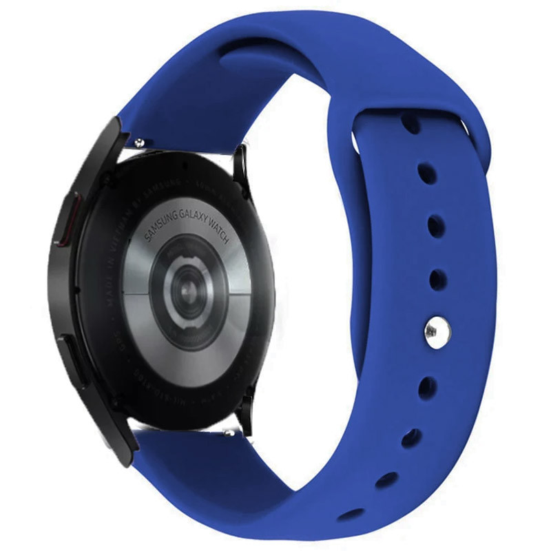 Силиконовый ремешок Sport для Smart Watch 20mm (Синий / Shiny blue)