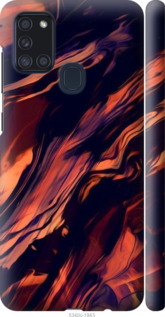 

Чехол Черно-оранжевая абстракция для Samsung Galaxy A21s A217F 1404360
