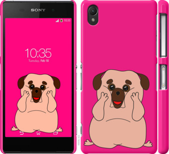 

Чохол Веселий мопс на Sony Xperia Z2 D6502/D6503 928427