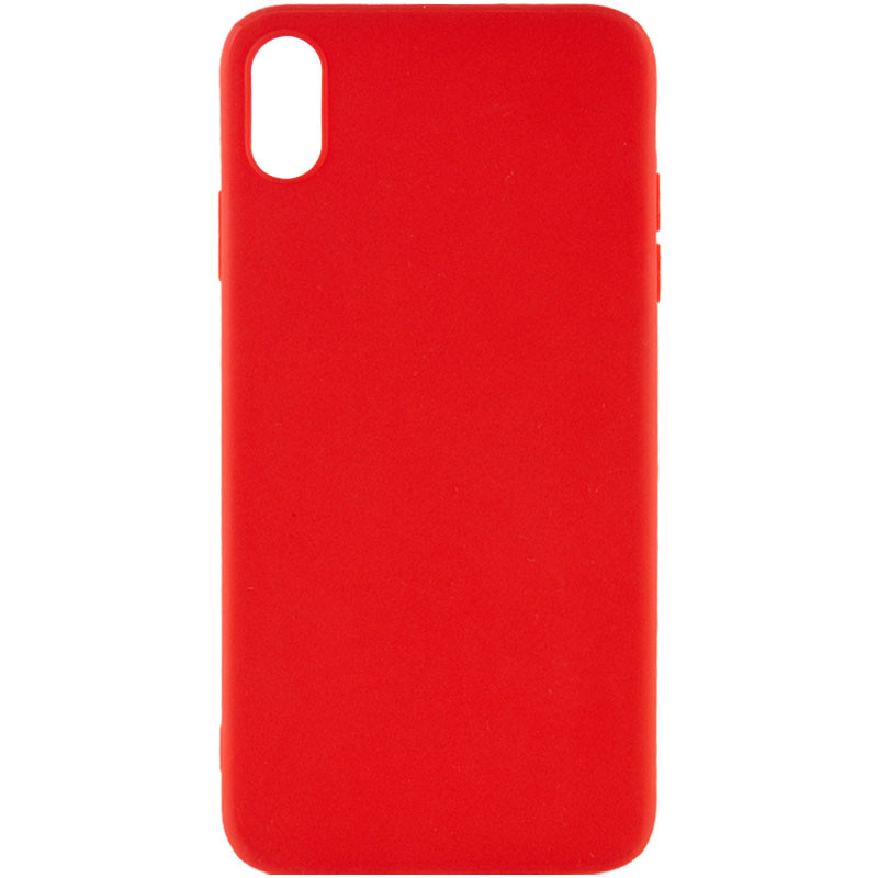 Силіконовий чохол Candy на Apple iPhone X / XS (5.8") (Червоний)