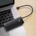 Купить Переходник HUB Baseus Lite Series 5in1 (Type-C to HDMI + 3xUSB 3.0 + PD) (WKQX04) (Черный) на vchehle.ua