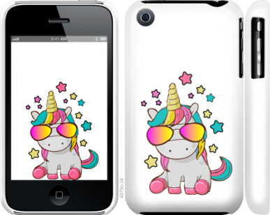 

Чехол Единорог в очках для iPhone 3Gs 911516